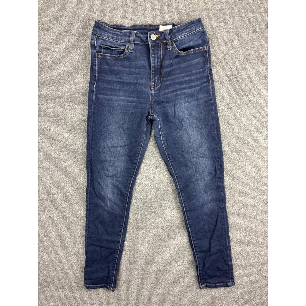 bridge by gly‎ Jeans Womens 26 Blue Curvy High Rise Ankle Skinny Stretch Denim